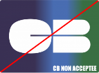 CB non acceptée